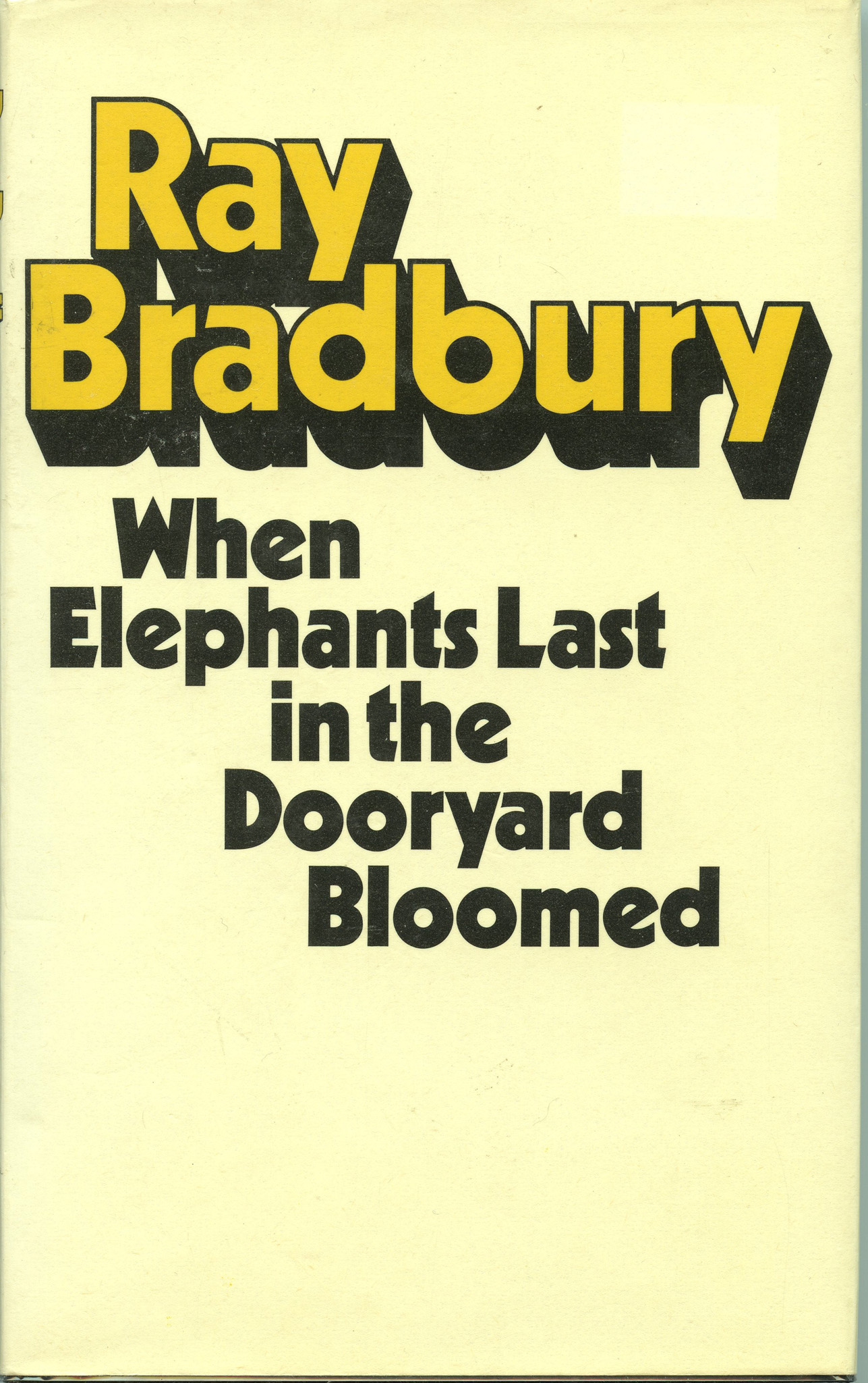Image for When Elephants Last in the Dooryard Bloomed