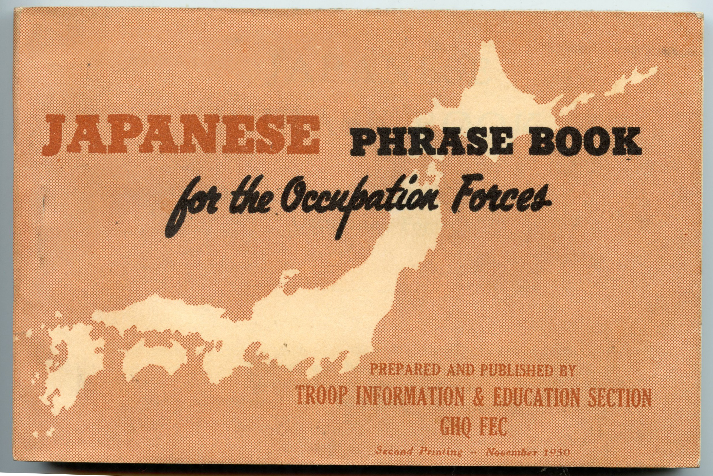 Image for Japanese Phrase Book for the Occupation Forces