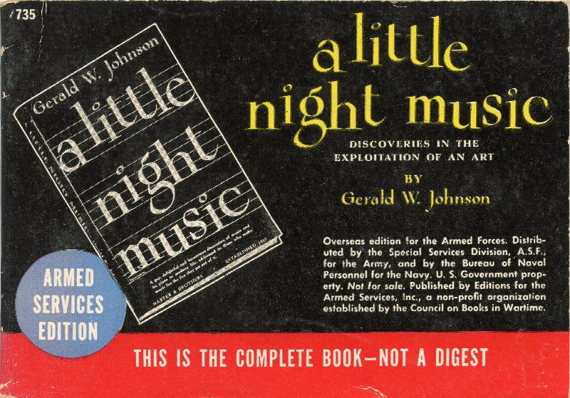 Image for A Little Night Music