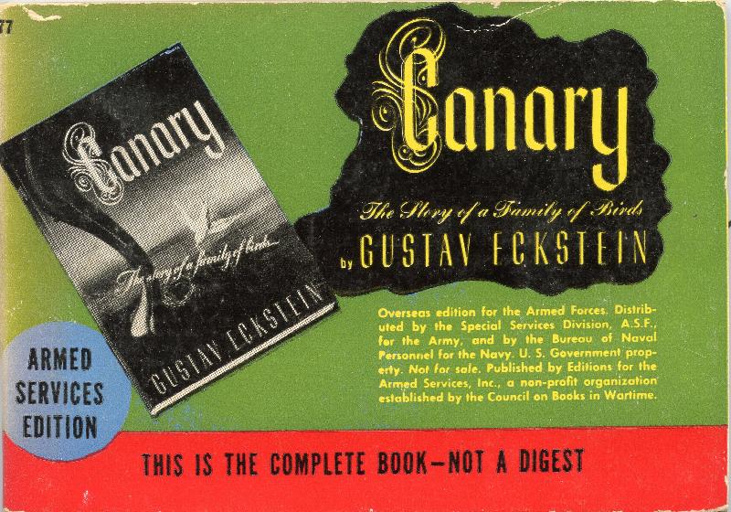 Image for Canary The Story of a Family of Birds