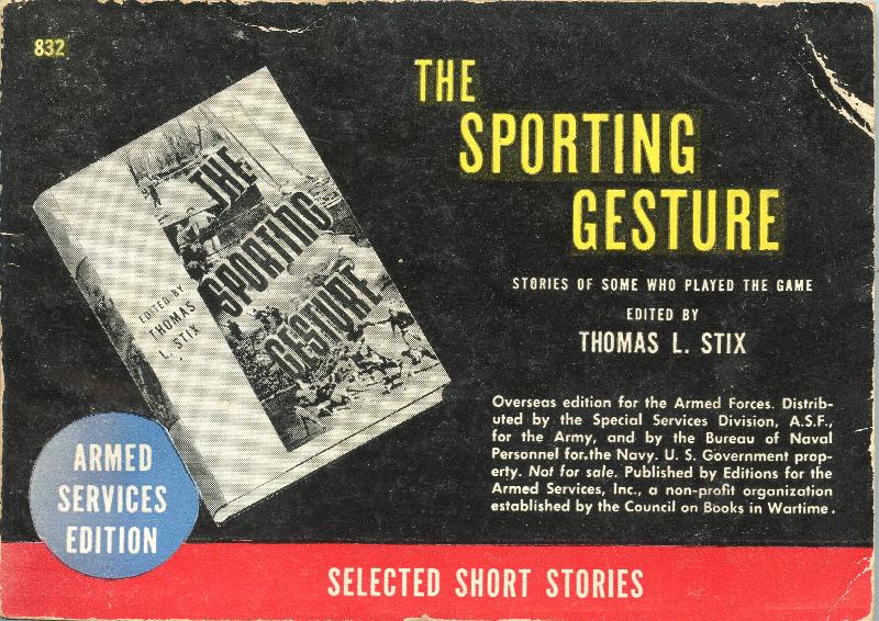 Image for The Sporting Gesture