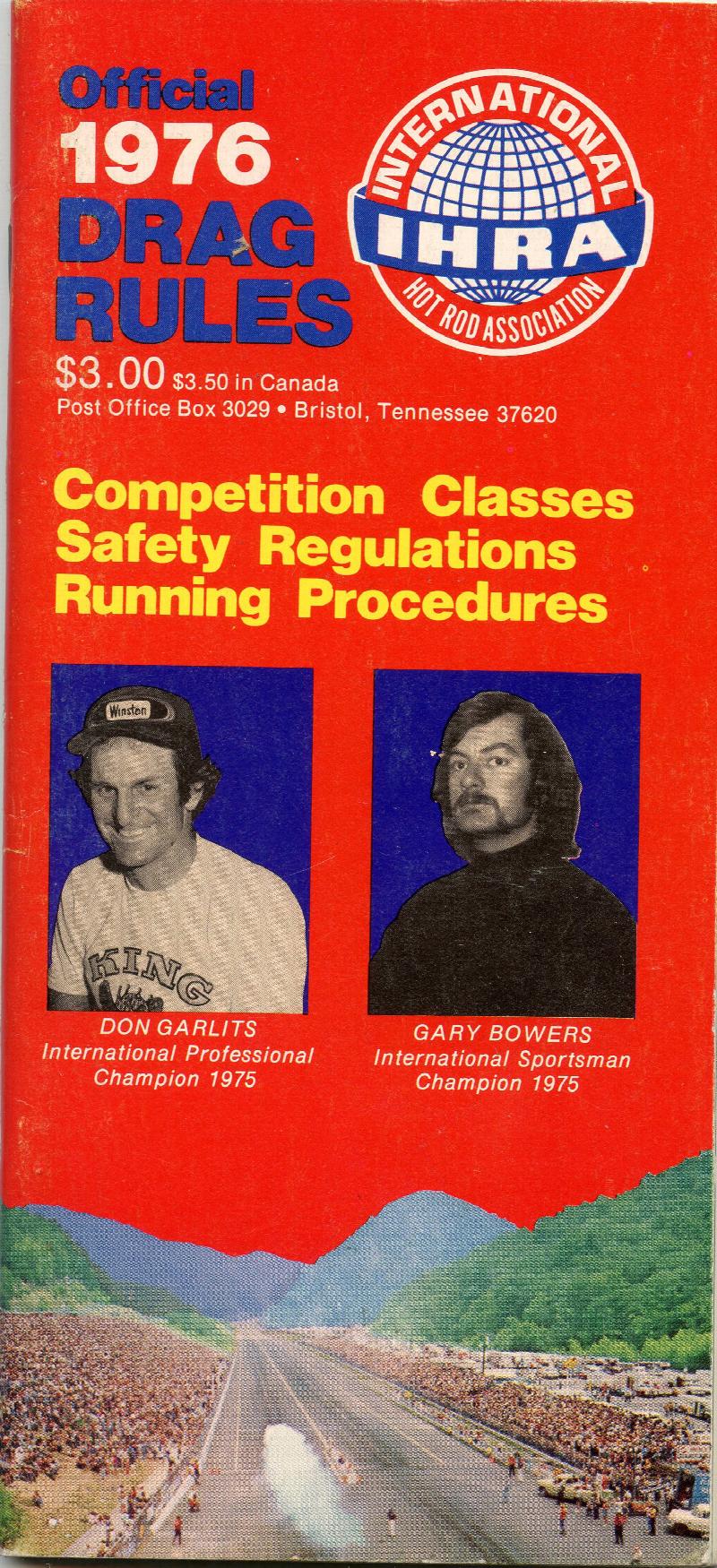 Image for Official 1976 Drag Rules